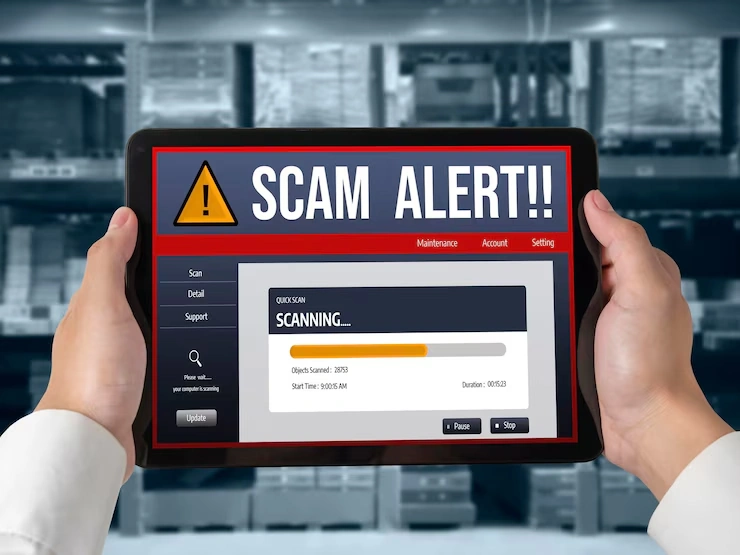 Suppression of Search Results Containing Scam Labels