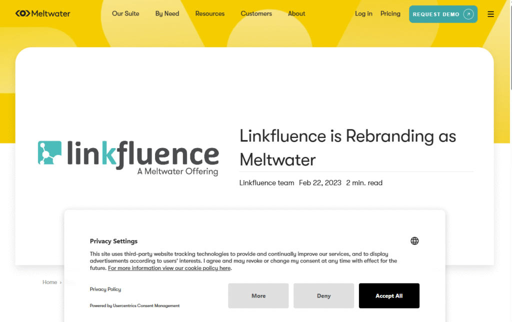 Meltwater-Owned Linkfluence